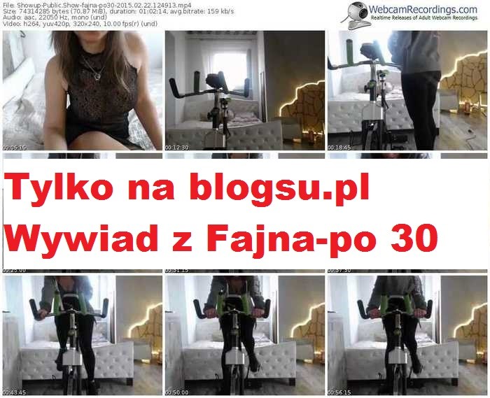 Tylko na blogsu.pl!!!! Jedyny autoryzowany wywiad z Fajna-po30